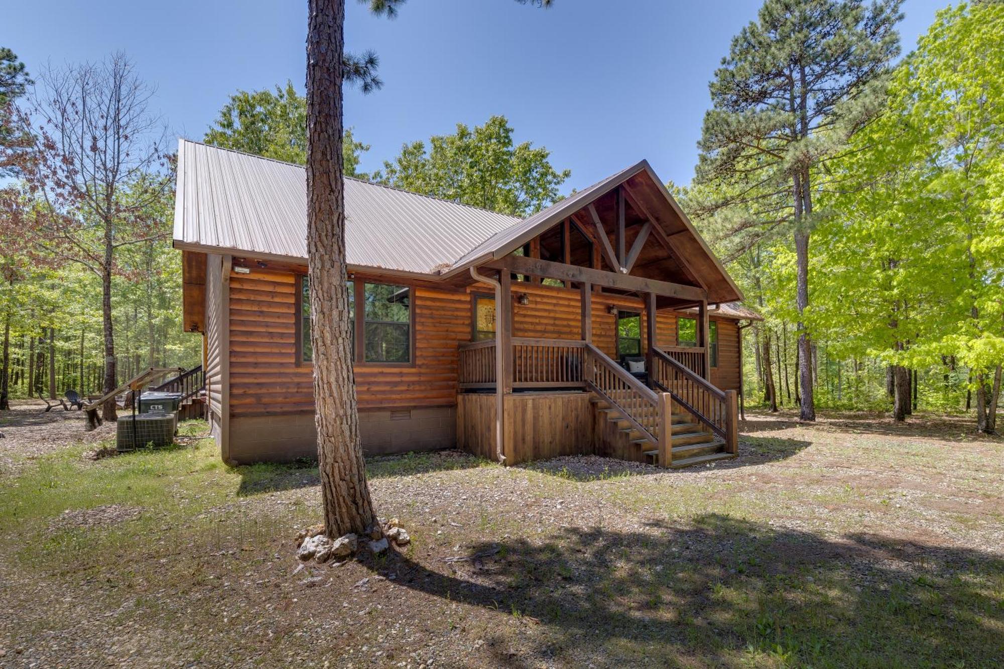 Cross Timbers Cabin On The Grove'S 25-Acres بروكن بو المظهر الخارجي الصورة